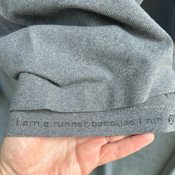 Lululemon Long Sleeved Grey Swiftly tee, size 12 - Picture 8 of 9
